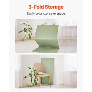 Matelas Tatami Japonais Pliable Grand Format en Herbe Naturelle avec Base Antidérapante pour Yoga Japonais - Product Image 6