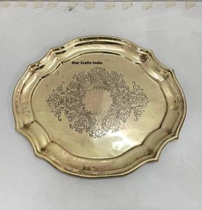 Assiettes de présentation de luxe élégantes de 13 pouces en plastique doré pour mariage, avec bordure argentée ou or rose, pour événements - Product Image 4