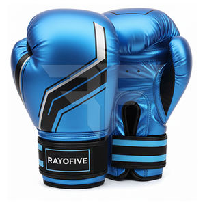 Guantes de Boxeo Profesionales de Nuevo Diseño, Personalizados, de Cuero Genuino, con Absorción de Humedad, Cierre de Velcro, Alta Calidad - Product Image 2