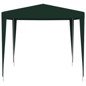 Carpa Plegable para Fiestas de 8.2x8.2 pies, de Polietileno Verde y Acero, para Bodas y Celebraciones - Product Image 4