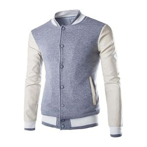 University Varsity Jacket Men Women New Vintage Style Baseball Uniforms All-Match Sports Streetwear <b>Top</b> Zipper Closure Winter - Product Image 1