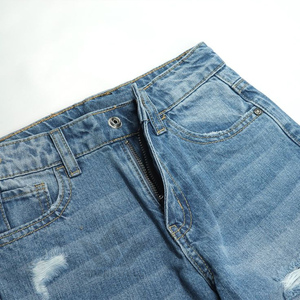 Jeans de Mezclilla Azul Medio para Mujer, Corte Ancho, Cintura Alta, Ajuste Holgado, Pierna Recta, Pantalones Casuales de Moda - Product Image 6