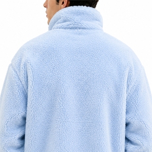 Men's Sherpa <b>Fleece</b> <b>Jacket</b> <b>Fleece</b> Full Zip Stand Collar Thick Sherpa <b>Lining</b> Casual Winter Premium Lightweight Comfort Fit - Product Image 5
