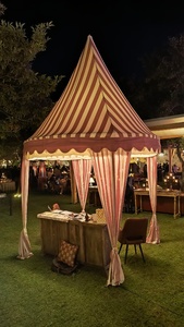 Luxury 3m Dia Round <b>Canopy</b> <b>Tent</b> Gazebo Water Resistant Outdoor Wedding Event Pavilion Custom Design - Product Image 2