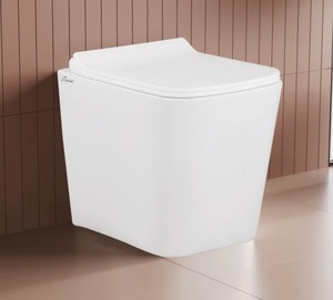 WC sur pied sans bride, avec abattant à fermeture douce détachable, siphon en S ou en P, dimensions 500x365x410mm - Product Image 2