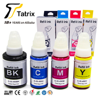 Recharge d'encre Tatrix Canon GI-490, encre colorante GI-490 pour Canon Pixma G1400 G2400 G3400 G4400 G3410
