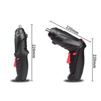 15 pièces - Tournevis électrique sans fil au lithium rechargeable portable avec 14 accessoires - 3,6 V - 3,5 N.m de couple maximal - Micro USB