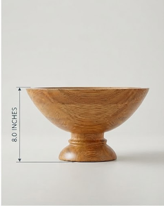 Bol en bois de manguier fait main, design minimaliste, artisanat en bois, passe au lave-vaisselle, écologique, pour servir les aliments, offrir en cadeau - Product Image 2