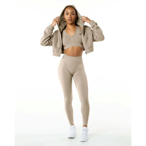 NUEVO Sudadera con Capucha Oversize Personalizada al por Mayor para Mujer GEO BROTHERS 100% Algodón Tejido Ecológico Invierno Logo Frontal Casual - Product Image 6