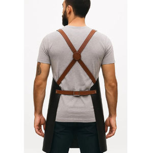 Tablier de Chef en Cuir Durable pour la Protection Culinare – Équipement de Cuisine Professionnel Haut de Gamme - Product Image 4