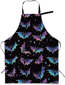 Tablier pour adulte, tablier léger en coton avec poche avant, tabliers en jean à bretelles croisées, durables et résistants aux taches - Product Image 4
