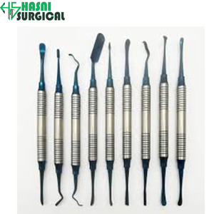 Instruments dentaires manuels en acier inoxydable réutilisables et autoclavables Hasni Surgical IH-34, approuvés CE ISO, à long manche - Product Image 6