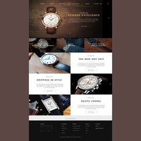 Site Web et application mobile personnalisés pour accessoires de montres - Version Internet en stock