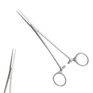 Pinces à artères Birkett fines manuelles 178 mm courbées en acier inoxydable chirurgical, instruments conformes ISO 13485 CE, ensemble d'instruments - Product Image 1