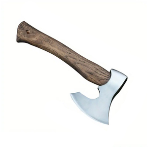 Portable Mini <b>Axe</b> With High Strength Steel Head And Ergonomic Wooden Handle For Outdoor <b>Camping</b> Bushcraft Hiking Gardening And W - Product Image 5