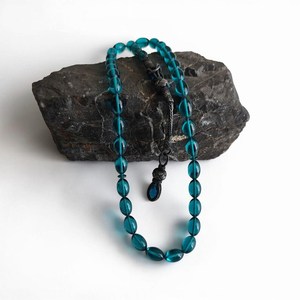 Tasbih de Resina Azul Océano, Cuentas de Oración Islámicas Hechas a Mano, Misbaha Ovalada, Elegante Regalo Musulmán, Cuentas de Oración Tasbih de Resina Azul Hechas a Mano - Product Image 2