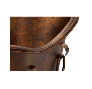 Bañera de pared simple de cobre antiguo, calibre pesado, estilo de lujo, hecha a mano, nueva forma, directo de fábrica, venta al por mayor del fabricante - Product Image 3