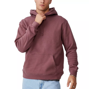 Sudadera con Capucha de Algodón Grueso para Hombre, con Logotipo Personalizado Impreso, de Alta Calidad, Talla Grande, para Invierno, Teñido Liso - Product Image 4
