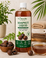 Savon liquide Terra Bio Naturals 1L, nettoyant naturel à base de plantes, écologique, multi-usages pour cheveux, peau, maison, fabricant en gros