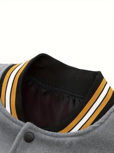 Wholesale Manufacturers Baseball <b>Men</b> Varsity <b>Jackets</b> Clothing Custom Baseball <b>Jacket</b> Windproof Low Price <b>Men's</b> Varsity <b>Jacket</b> - Product Image 1