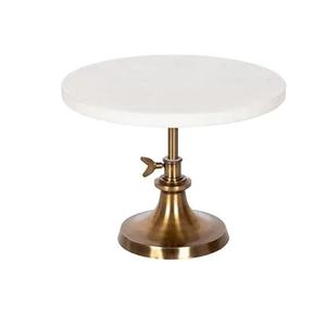 Support à gâteau rond en marbre pour mariages, anniversaires et fêtes, présentoir à desserts pour gâteaux, muffins, pâtisseries, pain, cuisine - Product Image 6