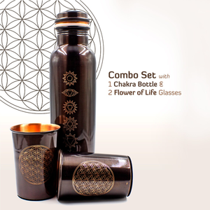 Bouteille en cuivre pour café, bouteille en cuivre pour cadeau d'entreprise, bouteille en cuivre pour cadeau de mariage, bouteille en cuivre pour cadeau festif, bouteille en cuivre décorative - Product Image 2