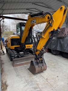 รถขุดขนาดเล็ก JCB 55Z-1 แบบตีนตะขาบ เครื่องยนต์ไฮดรอลิกขนาดกะทัดรัด ปั๊ม POCLAIN วาล์ว KYB สำหรับงานก่อสร้างในฟาร์ม - Product Image 3