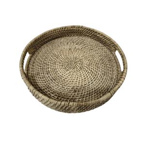 Bandeja de ratán para servir comida, organizador de hogar y cocina, bandeja para servir comida para la bandeja de comida más vendida para las exportaciones desde la India - Product Image 1