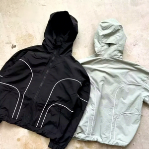 Chaquetas recubiertas para mujer, chaquetas de manga regular, chaquetas para mujer con forro térmico de lana, impermeables, chaquetas recubiertas para mujer - Product Image 2