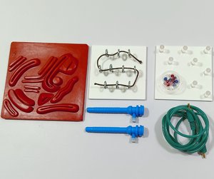 Kit de 7 Instrumentos Básicos para Entrenamiento Endoscópico, Set de Práctica de Cirugía Endoscópica Laparoscópica, Reutilizable, de Acero Inoxidable, para Clínica y Hospital - Product Image 6