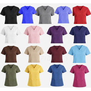 Tenues d'infirmière personnalisées avec logo OEM, vêtements de travail pour salon de beauté, tunique d'infirmière, uniforme médical, uniformes d'hôpital, hauts pour hommes et femmes - Product Image 4
