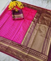 ZENGİN GÖRÜNÜMLÜ LICHI İPEK ZENGİN PALLU JAKARLI İŞLEMELİ MODERN SAREE DİKİLMEZ BLUZ PARTİ VE TÖRBAZLIK ÖZEL GÜNLER İÇİN TOPTAN FİYAT ETNİK KIYAFET
