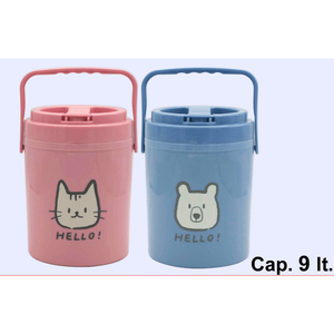 Distributeur de boissons en plastique personnalisé avec logo, carafe rafraîchissante 6-12L, impression UV pour cadeau d'entreprise, cadeau promotionnel, faible MOQ - Product Image 2