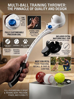 Lanzador de Pelotas Múltiples con Vaso para Pelotas Adicionales, Equipo de Entrenamiento de Cricket Hecho a Medida, Lanzador de Pelotas Profesional para Práctica