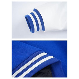 <b>Mens</b> Custom Varsity <b>Jackets</b> <b>Faux</b> <b>Leather</b> Stand Front Boys College Baseball Classic Casual Streetwear Athletic Bomber <b>Jacket</b> - Product Image 6