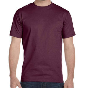 T-shirt décontracté personnalisable, couleur unie, pour homme, 100% polyester, doux et confortable, idéal pour la gym et le fitness. - Product Image 6