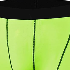 Pantalones Cortos de Compresión para Hombre, Color Sólido, con Logotipo Frontal, Cierre de Cremallera, Cintura Media, Secado Rápido, Tela Casual - Product Image 3
