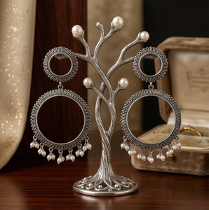 Lámparas de araña DIVYORO SILVER HOOP - Product Image 2