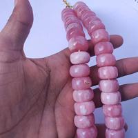 MN EXPORTS Collier en résine perlée avec pendentif cœur en perle naturelle, bijou tendance pour femme, idéal pour fêtes et mariages, cadeau