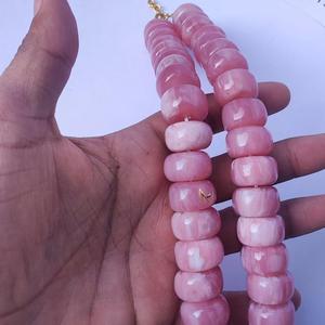 <b>Resin</b> Beaded Necklace with Natural Pearl Heart Pendant Fashion Party Women's Jewelry Gift - Product Image 6