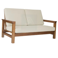 Muebles de sofá de sala Muebles indonesios Muebles de interior Listo para vender Sofás de Interior de madera de teca Precios óptimos