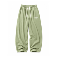 Pantalon de jogging pour homme, coupe régulière, grande taille, imperméable, avec logo personnalisé, pour l'entraînement sportif, la course en extérieur et les loisirs, coupe fuselée