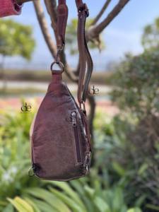 Hair <b>On</b> Hide Fur Leather Shoulder <b>Bag</b> Stylish Trending Travel Handbag Cowhide Fur Stylish Easy to <b>Carry</b> Multi Uses Money Belt - Product Image 4