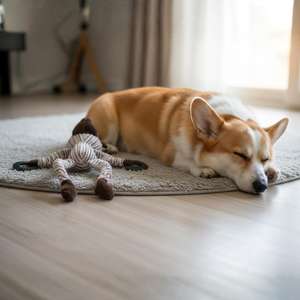 YOMMY JungleFun Furry Friends 25*12CM Jouet à mâcher pour chien et chat, peluche douce, durable et câlinable - Product Image 3