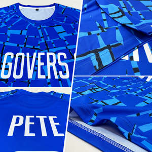 Conjunto de Uniforme de Fútbol Azul Rey Personalizado, Transpirable, de Secado Rápido, Jersey y Pantalones Cortos de Poliéster Sublimado, Uniforme de Fútbol al por Mayor OEM - Product Image 4