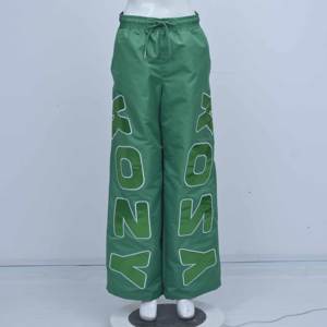 Vêtements streetwear de qualité supérieure pour femmes et hommes, nouveau style, pantalon jogger slim fit avec broderie appliquée personnalisée. - Product Image 1