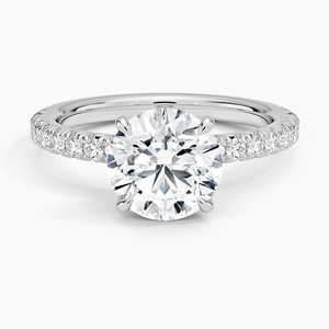 Anillo de Compromiso Amelie Vintage con Tres Piedras de Moissanita, Chapado en Oro de 14K, Engaste de Garras, Certificado GRA, Unisex, para Aniversario de Bodas - Product Image 5