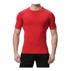 T-shirts pour hommes 100% coton, coupe décontractée, col rond, couleur unie, style sport, coupe régulière - Product Image 6