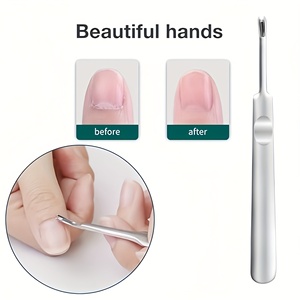 Fourchette de nettoyage des ongles pour éliminer la saleté sous les ongles, entretien professionnel des cuticules pour la maison, salon, manucure, pédicure - Product Image 6