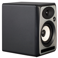 KAMIG M5 HIFI Enceinte passive mono 5 pouces en bois avec connectivité RCA/Auxiliaire/XLR pour studios d'enregistrement professionnels Audio